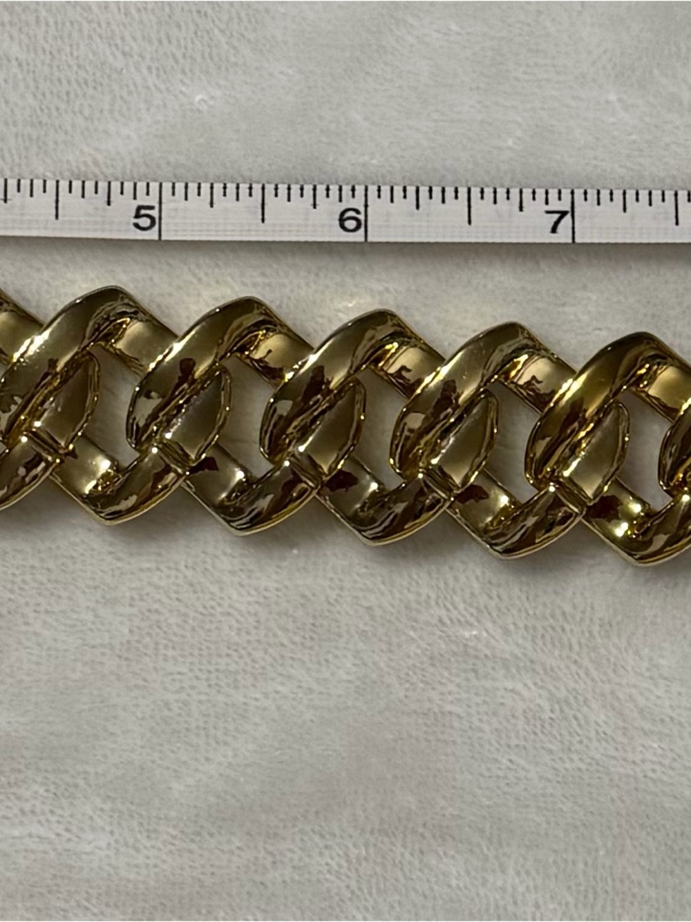 Double Sided Chunky Gold Chain Link Purse/ Bag Charm
